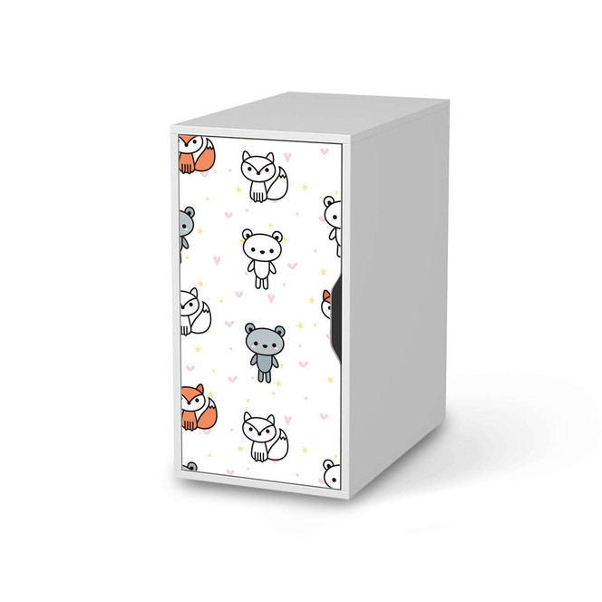 Möbelfolie IKEA Alex Schrank - Teddy Pattern- Bild 1