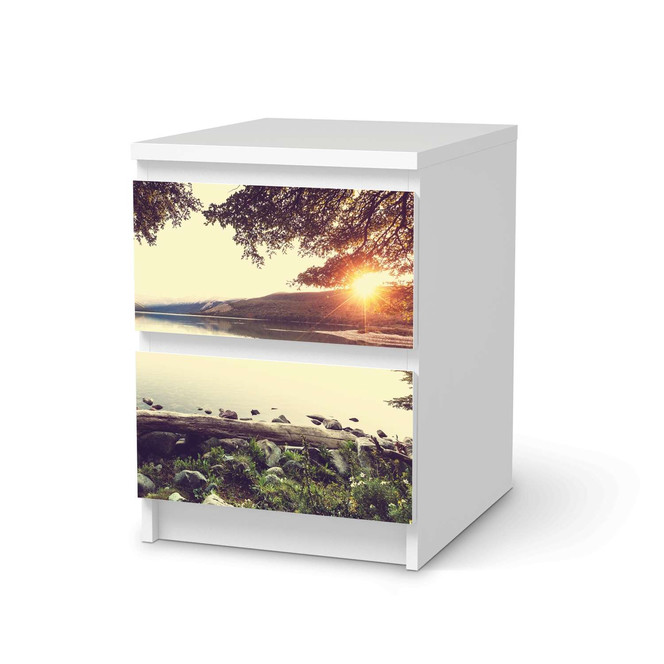 Möbelfolie IKEA Malm Kommode 2 Schubladen - Seaside Dreams- Bild 1