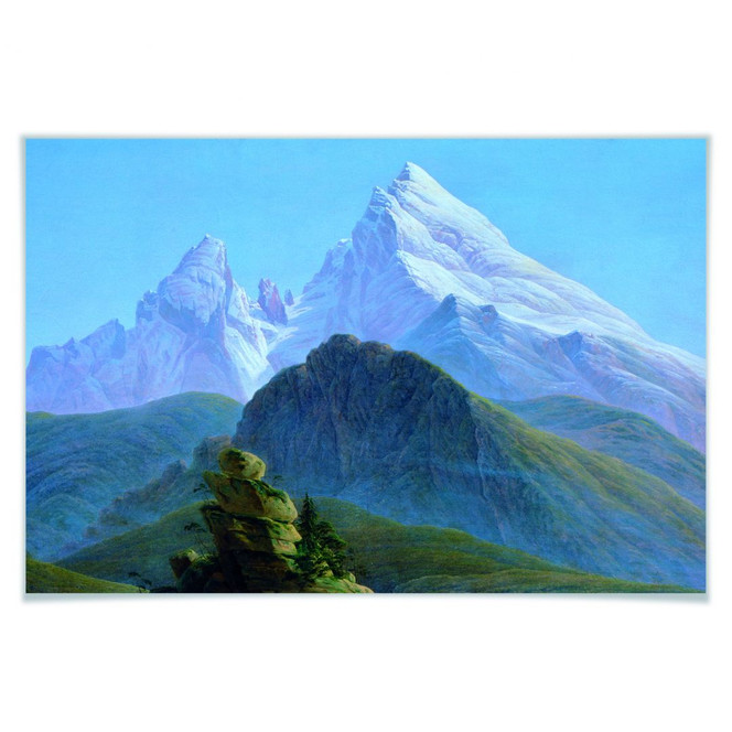 Poster Friedrich - Der Watzmann