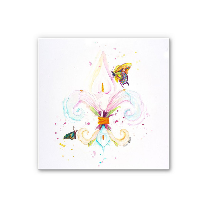 Wandbild Buttafly - Fleur de Lil