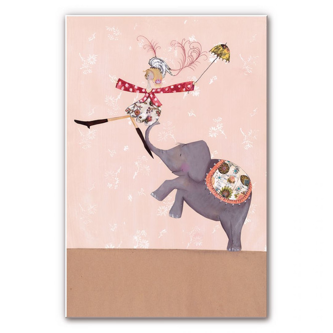 Wandbild Leffler - Artistin