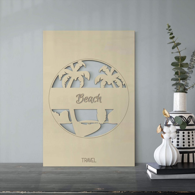 Dekobild Pappel - Travel Beach