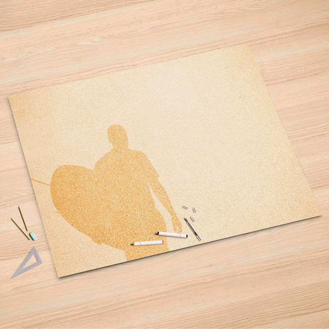 Folienbogen (150x100cm) - Surfer Silhouette- Bild 1