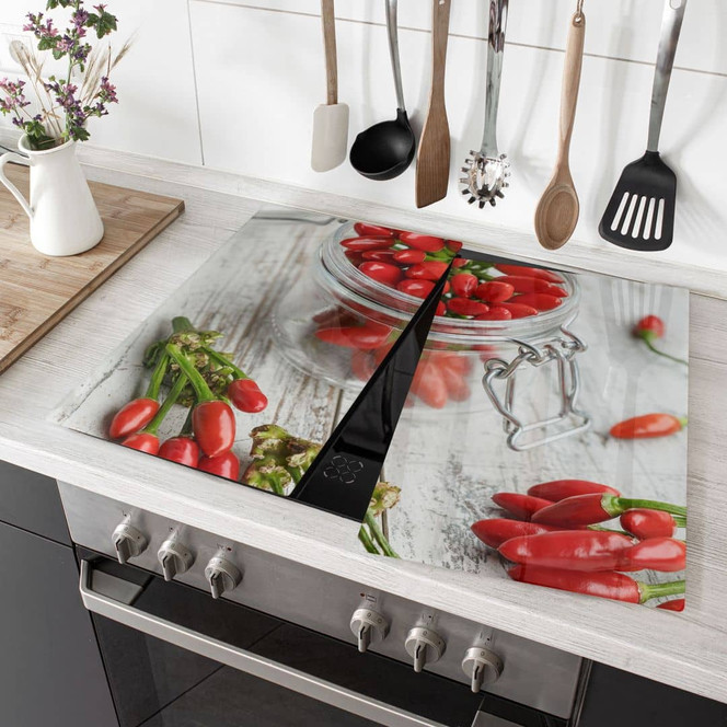 Herdabdeckplatte - hot chili