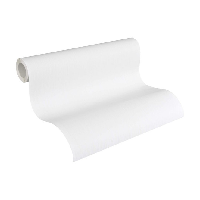 A.S. Création Vliestapete Meistervlies Strukturtapete Uni überstreichbar weiss