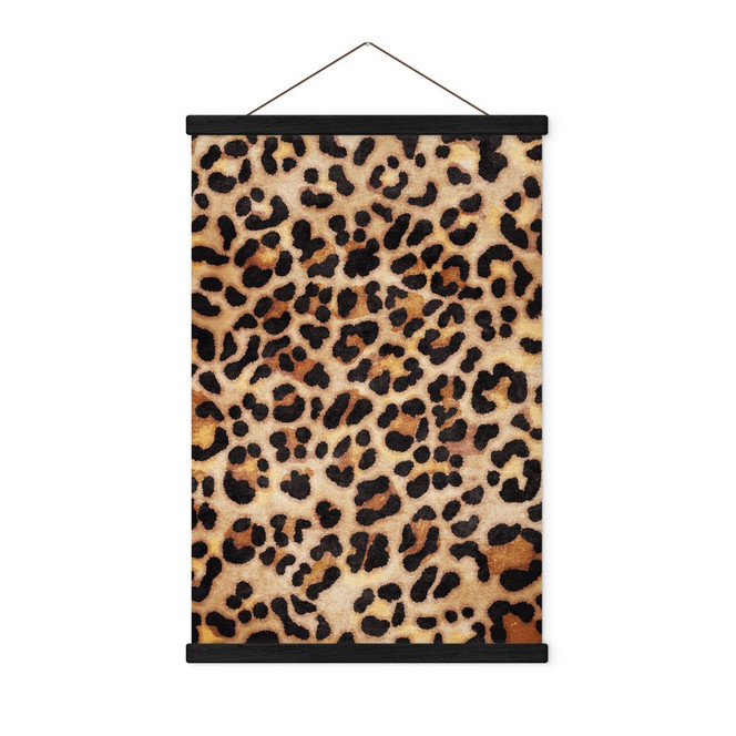 Stoffbild Wilder Leopard - Animal Print - Tunaboylu