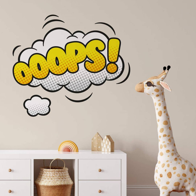 Wandtattoo Comic Soundeffect - Ooops!