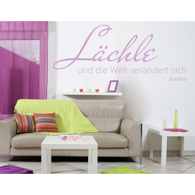 Wandtattoo Lächle - Bild 1