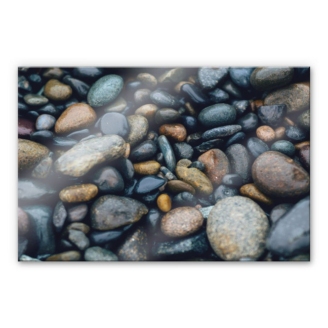 Acrylglasbild - Steinstrand 02
