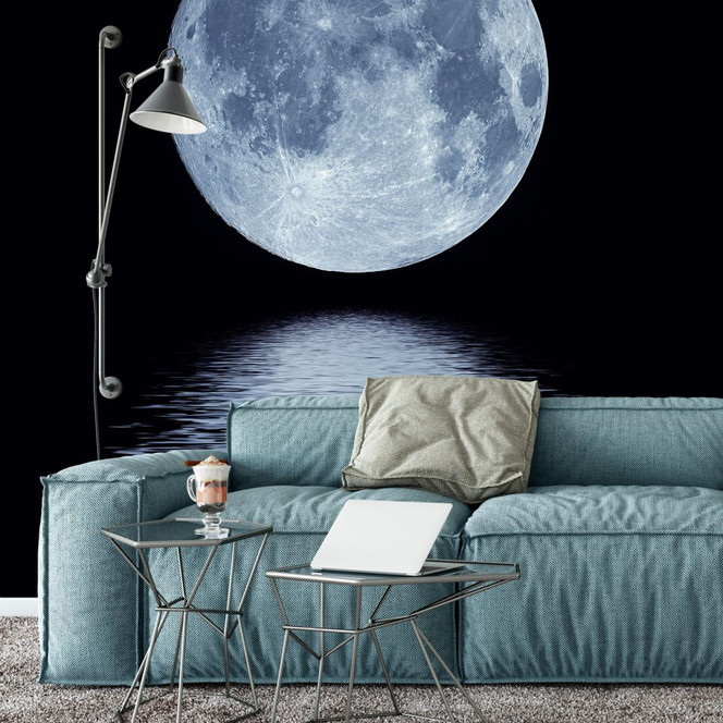 Fototapete Moon - 240x260cm - Bild 1