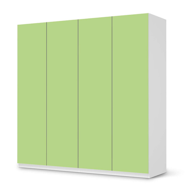 Klebefolie IKEA Pax Schrank 201cm Höhe - 4 Türen - Hellgrün Light- Bild 1