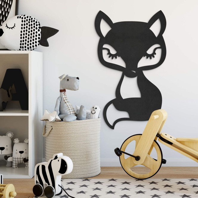MDF - Holzdeko - Tier Fuchs sitzend
