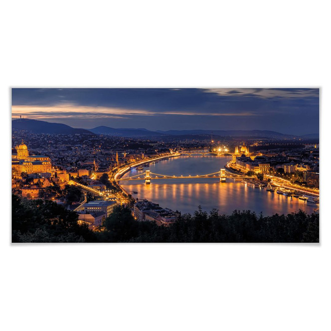 Poster Mørkeberg - Budapest