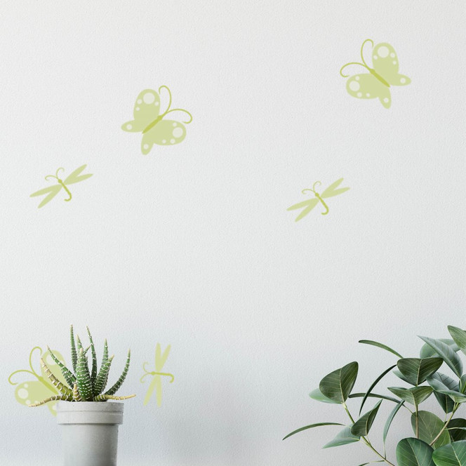 Wandsticker Frühlingsboten Grün