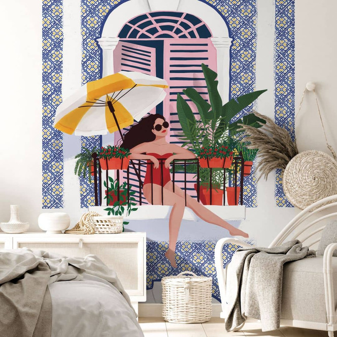 Fototapete Urlaub auf dem Balkon - Tomljanovic