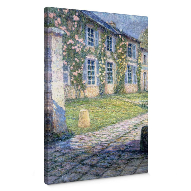 Leinwandbild Henri Le Sidaner - La Maison Rose à Versailles