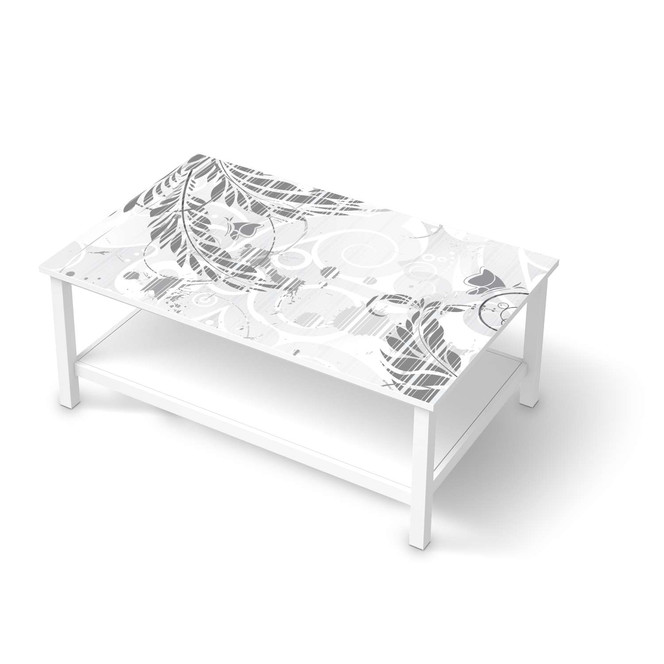 Möbelfolie IKEA Hemnes Tisch 118x75cm - Florals Plain 2- Bild 1