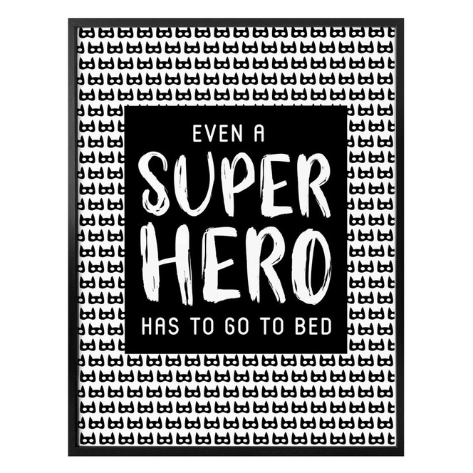 Poster Even a super hero - Muster