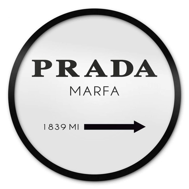 Poster Prada Marfa - Rund