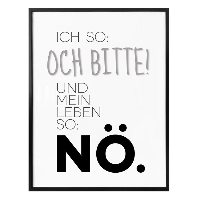 Poster Und mein Leben so...