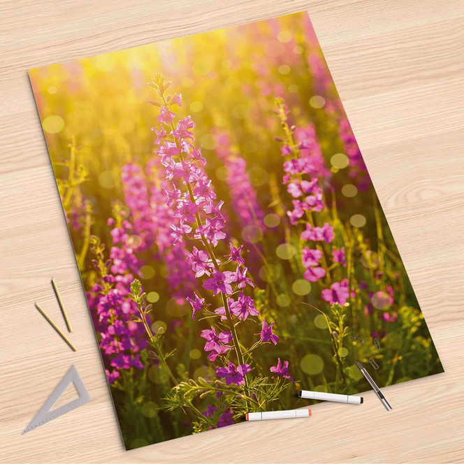 Folienbogen (80x120cm) - Flower Meadow- Bild 1