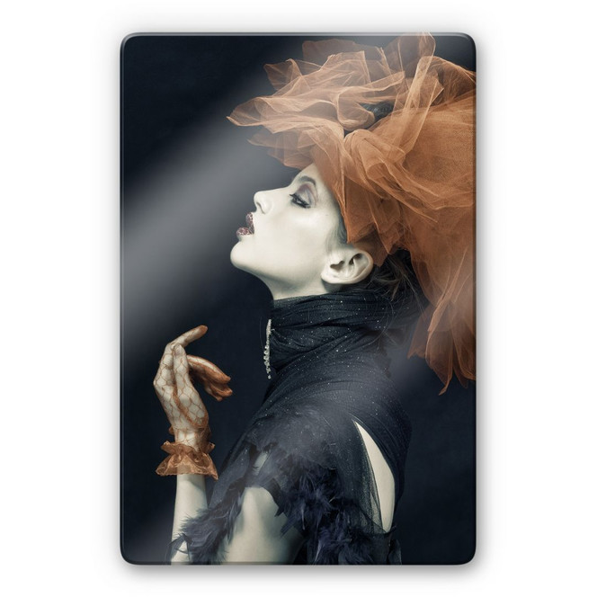Glasbild Yogasara - Imperious Lady