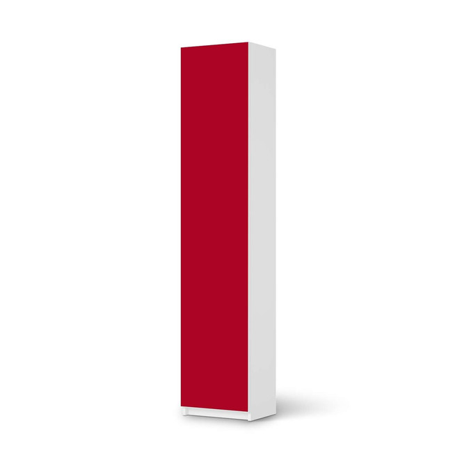 Klebefolie IKEA Pax Schrank 236cm Höhe - 1 Tür - Rot Dark- Bild 1