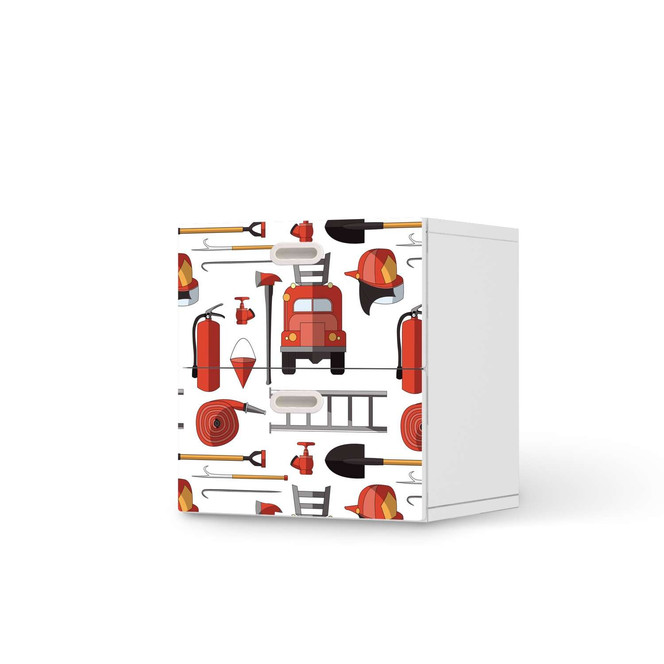 Klebefolie IKEA Stuva / Fritids Kommode - 2 Schubladen - Firefighter- Bild 1