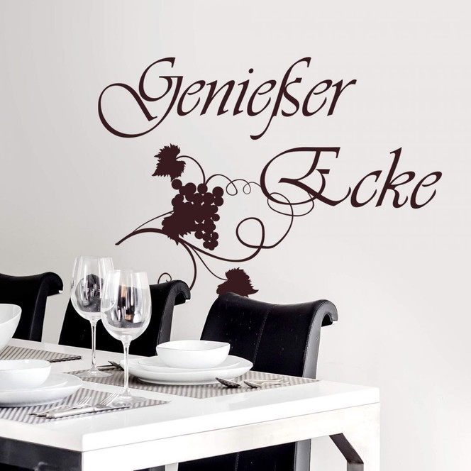 Wandtattoo Geniesser Ecke 2