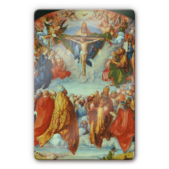 Glasbild Dürer - Das Allerheiligenbild