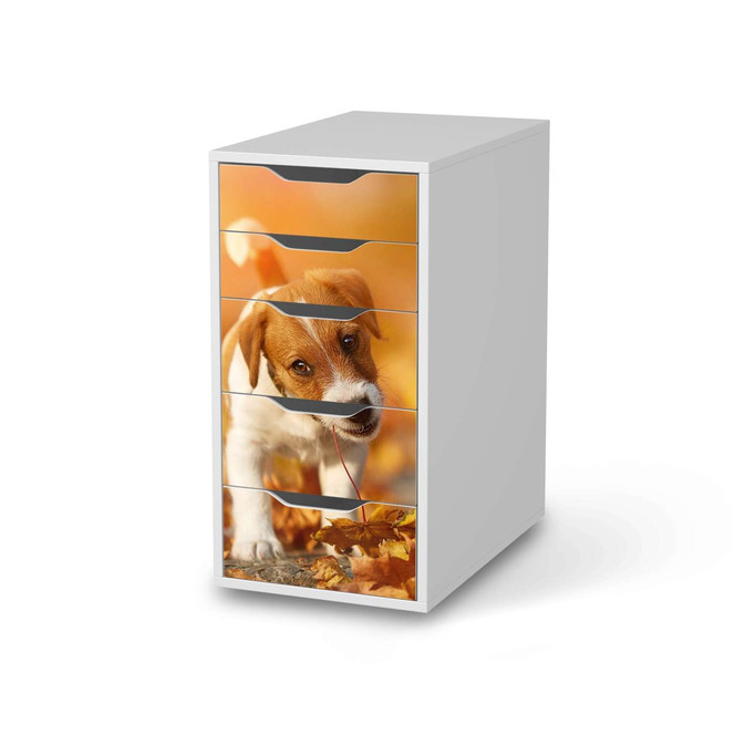 Klebefolie IKEA Alex 5 Schubladen - Jack the Puppy- Bild 1