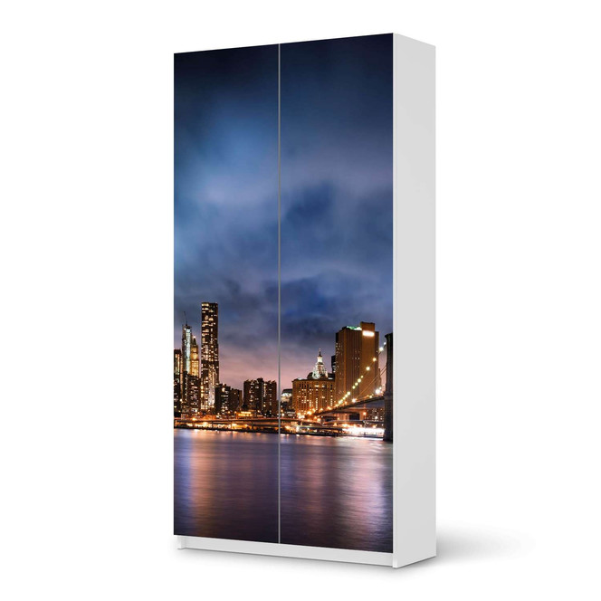 Klebefolie IKEA Pax Schrank 201cm Höhe - 2 Türen - Brooklyn Bridge- Bild 1