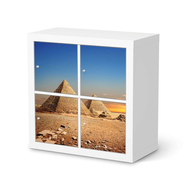 Möbelfolie IKEA Expedit Regal 4 Türen - Pyramids- Bild 1