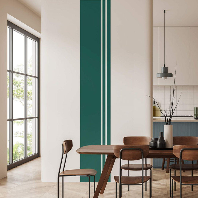 Wandtattoo Retro-Streifen