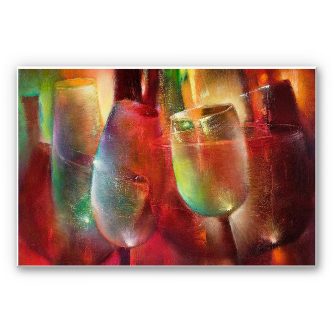 Hartschaumbild Schmucker - Zu später Stunde 02