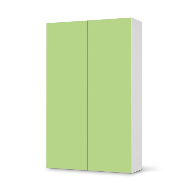 Klebefolie IKEA Besta Schrank 2 Türen (hoch) - Hellgrün Light- Bild 1
