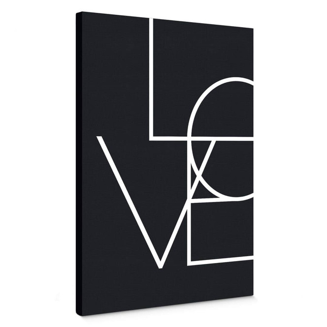 Leinwandbild - Love