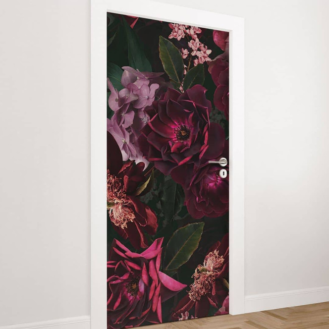 Türfolie Fleur de Paris - UN Designs - Selbstklebende Türdeko