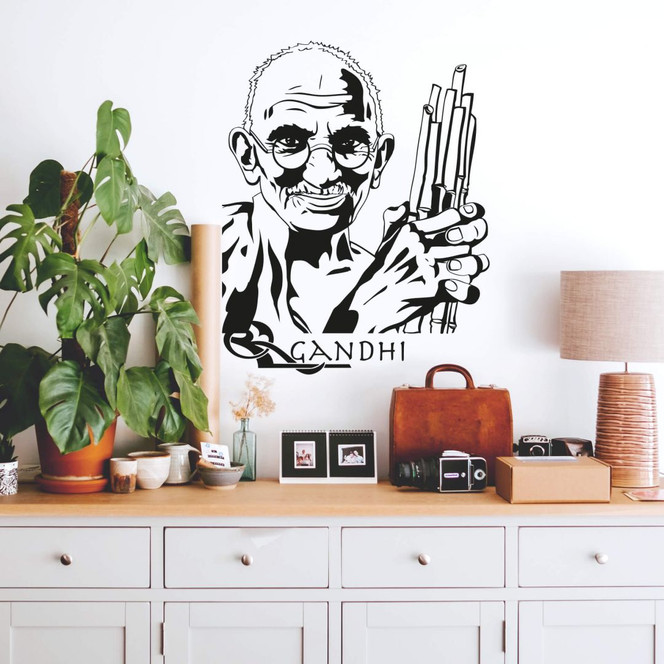 Wandtattoo Mahatma Gandhi