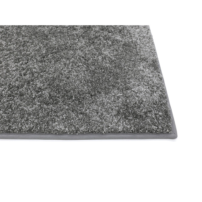 Emma Super Soft Paspelteppich Rechteck Wunschmass in Grey