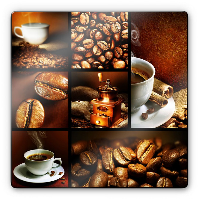 Glasbild Enjoy Coffee