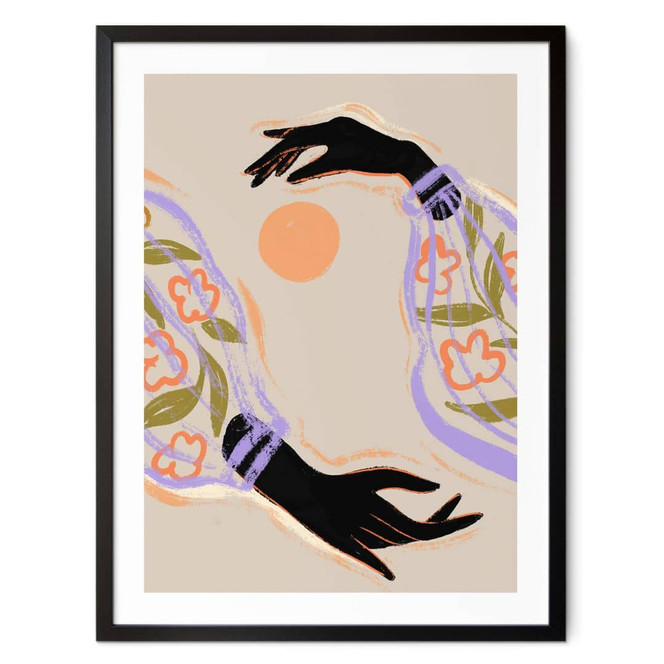 Poster Art Print - Arty Guava - Umarme die Sonne