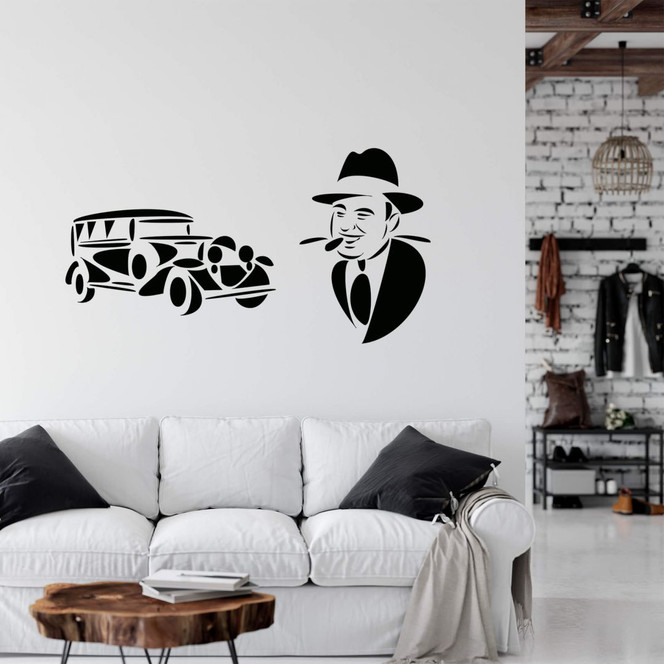 Wandtattoo Al Capone