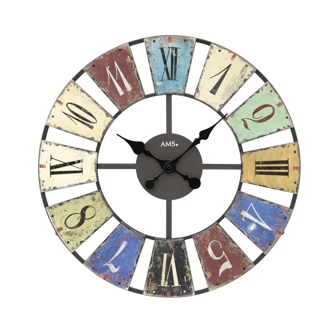 Wanduhr XXL Uhr mit Metallgehäuse