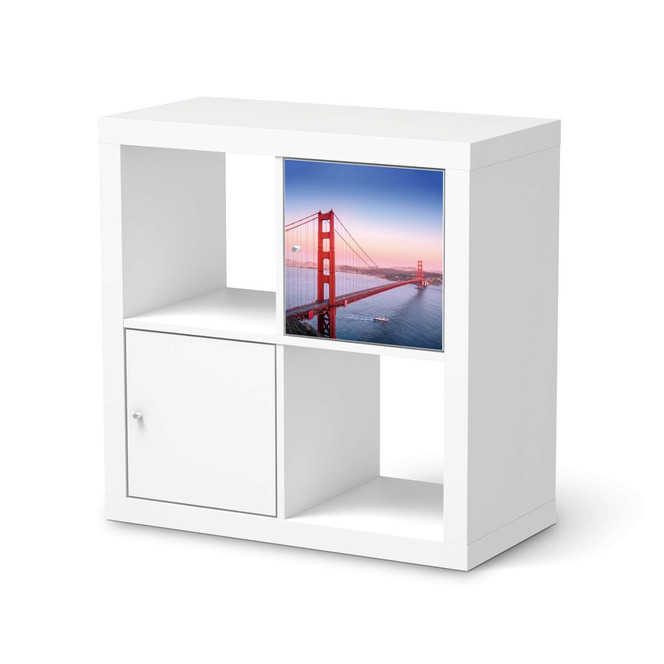 Klebefolie IKEA Expedit Regal Tür einzeln - Golden Gate- Bild 1