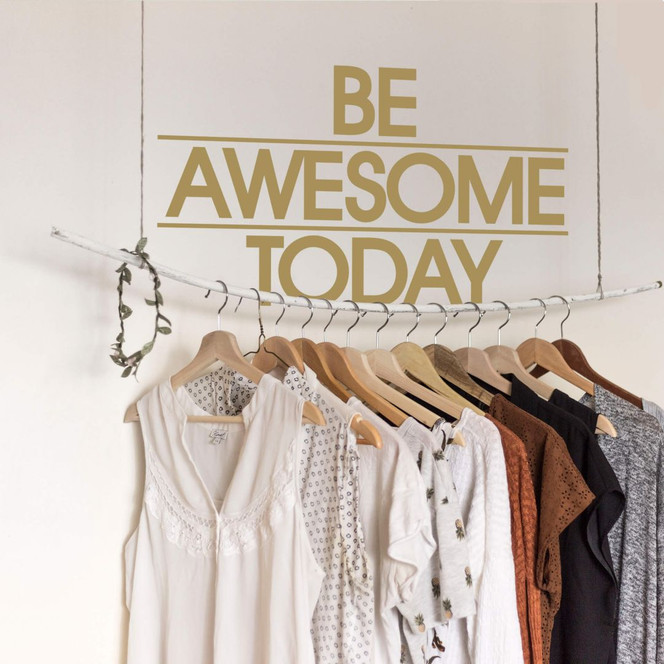 Wandtattoo - Be awesome today