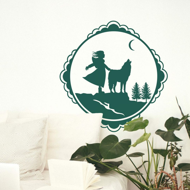 Wandtattoo Märchenwelt Wolf