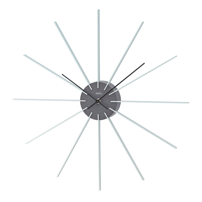 Wanduhr dunkelgrau