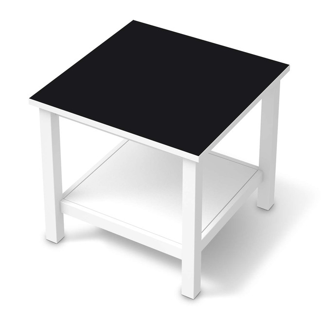 Möbel Klebefolie IKEA Hemnes Tisch 55x55cm - Schwarz- Bild 1