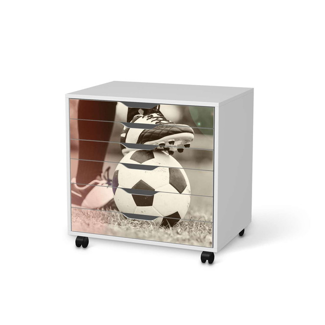 Möbelfolie IKEA Alex Rollcontainer 6 Schubladen - Kick it- Bild 1